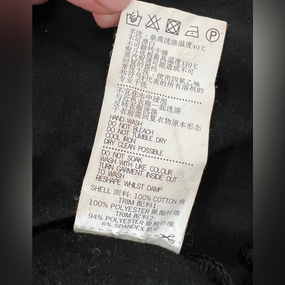 Tout a Coup Asymmetric Midi Black Cotton blend Mesh Whimsigoth grunge Dress M - Picture 12 of 16